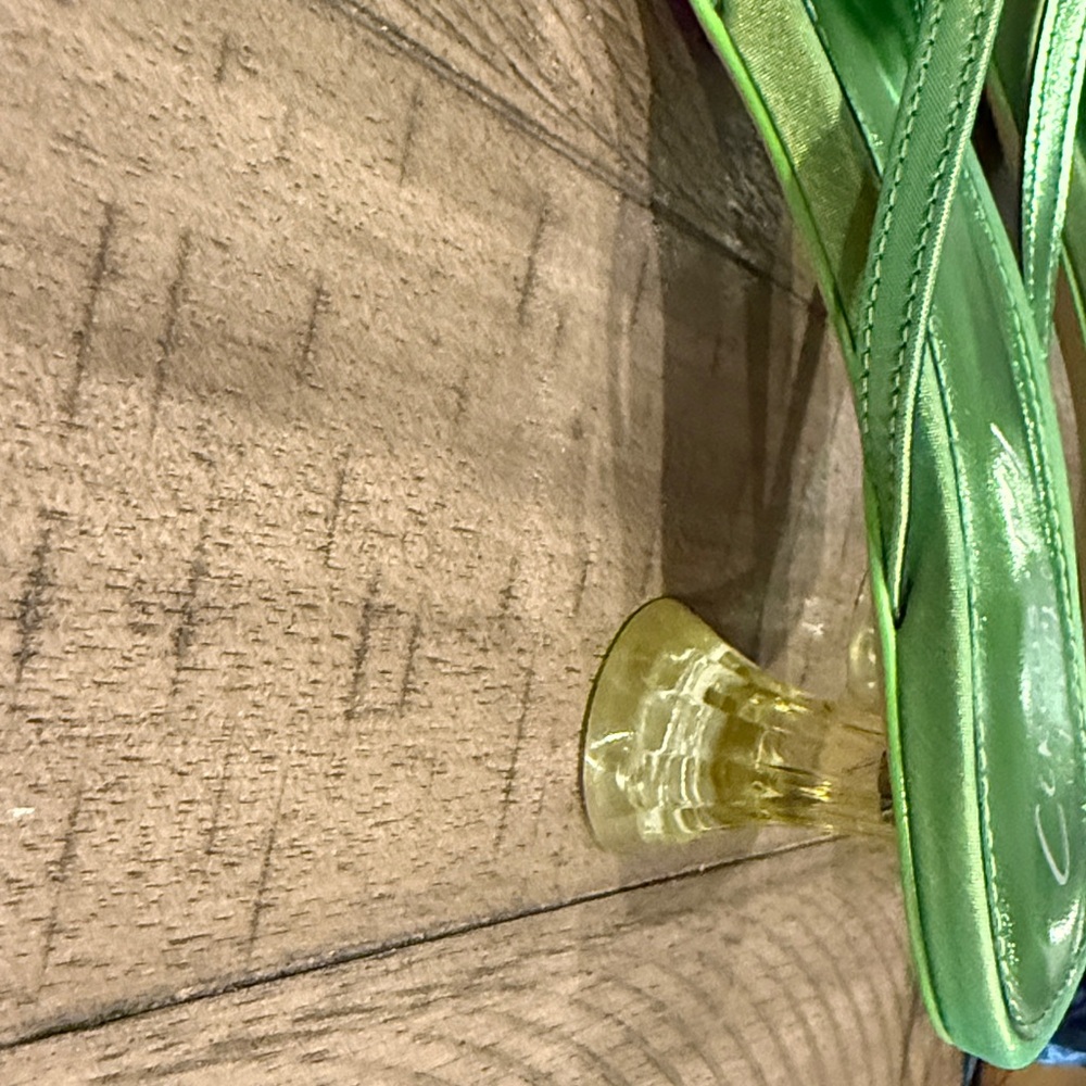 Circus by Sam Edelman Vibrant Green Bow Sandals - Picture 3 of 6